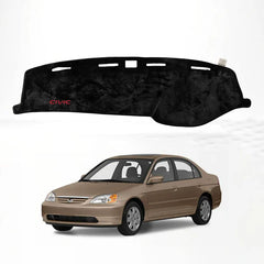 Honda Civic 2001–2005 Model Non Slip Dashboard Velvet Matt In Premium Quality