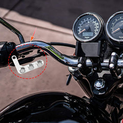 1 Pc Motorcycle 3in1 Switch Handlebar Adjustable Mount Waterproof Switches ON-OFF Buttons For Headlight With Led Function