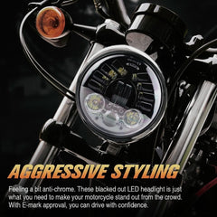 1 Pc Universal 5.75 Round Projector Daymaker Headlights In Premium Quality