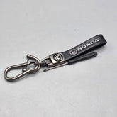 1 Pc Universal Honda PU Leather Keychain With Elegant Look