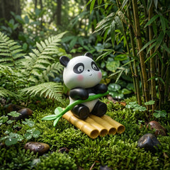 1 Pc Universal Panda Resin Character Decoration Accessories For Car