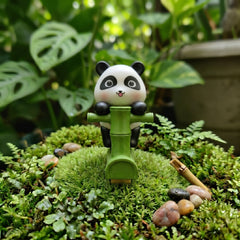 1 Pc Universal Panda Resin Character Decoration Accessories For Car