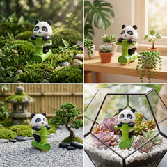 1 Pc Universal Panda Resin Character Decoration Accessories For Car