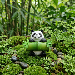 1 Pc Universal Panda Resin Character Decoration Accessories For Car