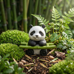 1 Pc Universal Panda Resin Character Decoration Accessories For Car