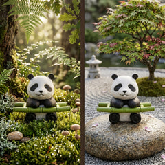 1 Pc Universal Panda Resin Character Decoration Accessories For Car