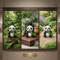 1 Pc Universal Panda Resin Character Decoration Accessories For Car