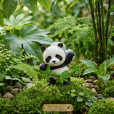 1 Pc Universal Panda Resin Character Decoration Accessories For Car