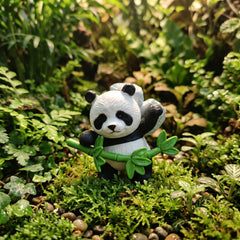 1 Pc Universal Panda Resin Character Decoration Accessories For Car