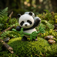 1 Pc Universal Panda Resin Character Decoration Accessories For Car