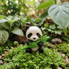 1 Pc Universal Panda Resin Character Decoration Accessories For Car