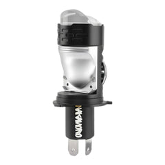 1 Pc Nakamoro N40 Mini Dual Color Motorcycle LED H4 Headlight Projector Lens