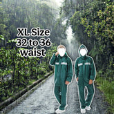 1 Pc Set Rain Suit Waterproof Full Body Rain Suit Coat And Trouser For Men (XL)