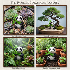 1 Pc Universal Panda Resin Character Decoration Accessories For Car