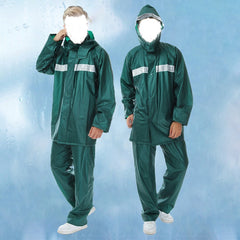 Bundle of Rain Suit & Rain Shoes Waterproof Shoes Cover with Rain Suit