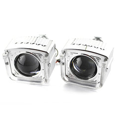 LIUHAWK Bi Xenon Projector White DRL Cut Style 55 Watt SMD Complete Set