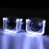 LIUHAWK Bi Xenon Projector White DRL Cut Style 55 Watt SMD Complete Set