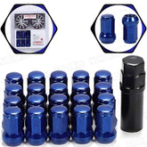 20 Pc Set Universal Spline 1.5 Lug Nut For Cars In Premium Quality (Blue)