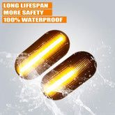 2 Pcs Set Wagon R Audi Style Side Fender Indicator in Smoke Color