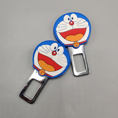2 Pcs Set Universal Car Custom Seat Belt Warning Canceler Clips Doremon Style