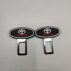 2 Pcs Set Universal Car Toyota Custom Seat Belt Warning Canceler Clips