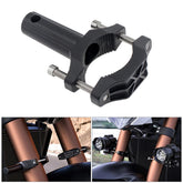 2 Pcs Set Universal HJG Bike LED Clamps Shocks Mounting Bracket Lights Extension Mount