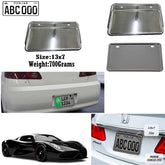 2 Pcs Set Universal Stainless Steel Metal Number Plate (Medium)