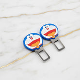 2 Pcs Set Universal Car Custom Seat Belt Warning Canceler Clips Doremon Style
