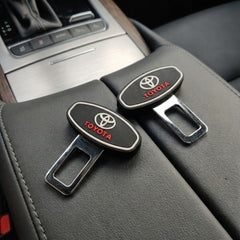 2 Pcs Set Universal Car Toyota Custom Seat Belt Warning Canceler Clips