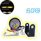 2 Pcs Set Universal HJG Mini Projector Fog Light S80 Lite With Dual Color White/Yellow