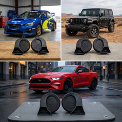 2 Pcs Set Universal P31 Ultra Loud Snail Horn In Premium Quality