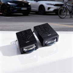 2 Pcs Set HJG H-S92 Ultra Slim XL High Power Dual Color Light With Projector Cut for All Vehicles