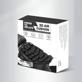 3D Air Cushion Motorcycle Seat Pad Press to Inflate Waterproof Airbag Cushion Pad Black