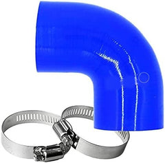 Universal High-Performance 70-76mm 90 Degree Elbow Coupler Silicone Hose for Turbo, Intercooler, Radiator, Intake Piping, or Bend Pipe (3-Ply) 1 Pc