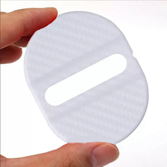 4 Pcs Set Blue Car Door Lock Protection Cover Anti Rust (White)