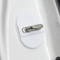 4 Pcs Set Blue Car Door Lock Protection Cover Anti Rust (White)