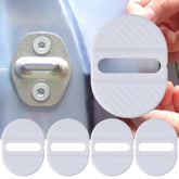 4 Pcs Set Blue Car Door Lock Protection Cover Anti Rust (White)