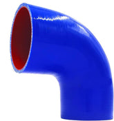 Universal High-Performance 63mm 90 Degree Elbow Coupler Silicone Hose for Turbo, Intercooler, Radiator, Intake Piping, or Bend Pipe (3-Ply) 1 Pc