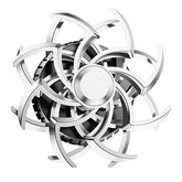 Universal Car Ac Went Decoration Piece Spiral Wings Style 1 Pc Silver