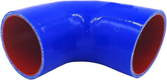 Universal High-Performance 63-76mm 90 Degree Elbow Coupler Silicone Hose for Turbo, Intercooler, Radiator, Intake Piping, or Bend Pipe (3-Ply) 1 Pc