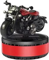 Universal Solar Harley Bike Car Perfume Air Freshener 360° Rotating Car Perfume Solar Energy Fragrance Car 1 Pc(Red)