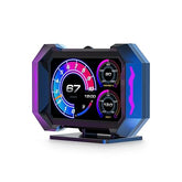 Universal P25 OBD2+GPS HUD Gauge Car Digital Head Up Display Speedometer Turbo RPM Alarm 1 Pc