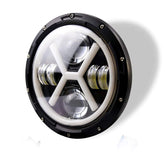 Jeep Round Headlight 7 Inch X DRL Projector style 2 pcs Set