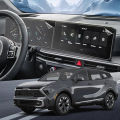 1 Pc KIA Sorento 2023-2025 Model Transparent Car LCD Screen And Speedometer Glass Protector In Premium Quality