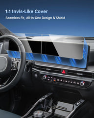 1 Pc KIA Sorento 2023-2025 Model Transparent Car LCD Screen And Speedometer Glass Protector In Premium Quality