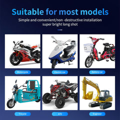 Universal 4 SMD Fog Light Dual Color With Metal Body 1 Pc