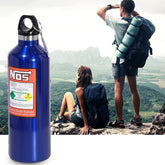 Universal Stainless NOS Nitro Oxygen Silender 500ml Water Bottle In Premium Quality 1 Pc (Blue)