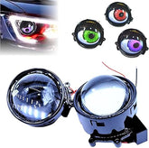 Universal Demon Eyes Light for Cars 12V Demon Eye Light LED Dynamic 33 Function Devil Eye Car Lights 2 Pcs Set