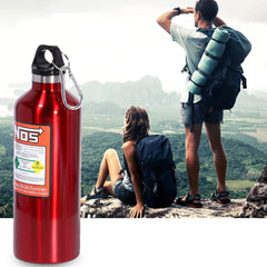 Universal Stainless NOS Nitro Oxygen Silender 500ml Water Bottle In Premium Quality 1 Pc (Red)