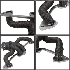 Universal Exhaust Heat Wrap Turbo Pipe Heat insulation Wrap 1 Pc (black)